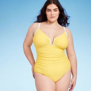 Shade & Shore Yellow Women's Swimwear NWT